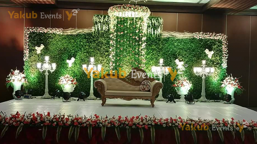 top reception stage theme decorations